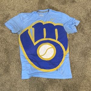 Brewers big logo tee